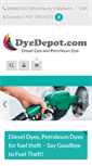 Mobile Screenshot of dyedepot.com